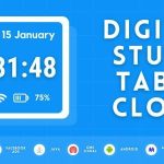 Digital study table clock android codermarket.jpeg
