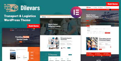 Dilevars transportation logistics wordpress theme codermarket.png