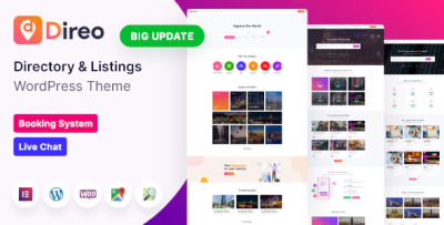 Direo directory listing wordpress theme codermarket.png
