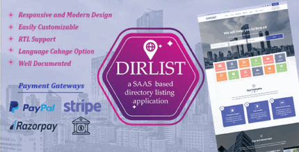 Dirlist complete business directory and listing script saas codermarket.png