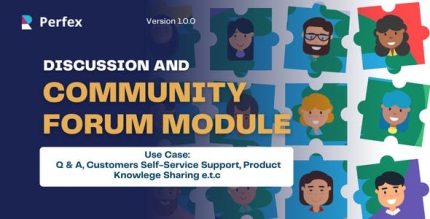Discussion and community forum module for perfex codermarket.jpeg