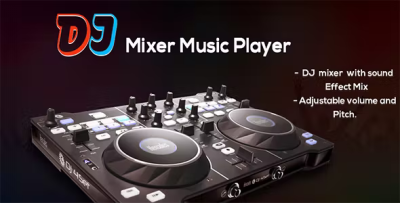 Dj mixer player virtual dj android app admob integration codermarket.png