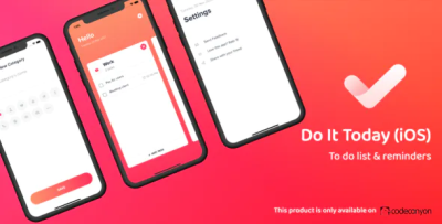 Do it today ios to do list reminders codermarket.png