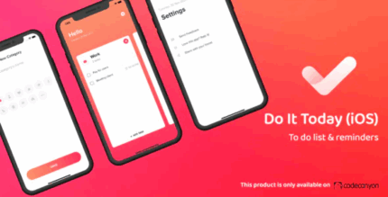 Do it today ios to do list reminders codermarket.png