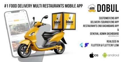 Dobul fully functional food delivery mobile application for ios android .jpeg