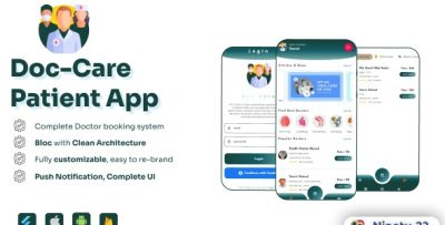 Doc care patient flutter 3x bloc clean architecture firebase full.jpg