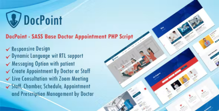 Docpoint doctor appointment system with subscription saas codermarket.png