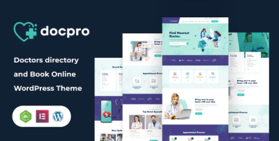 Docpro doctors directory wordpress theme codermarket.png