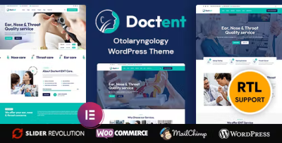 Doctent otolaryngologist ent doctor wordpress theme codermarket.png