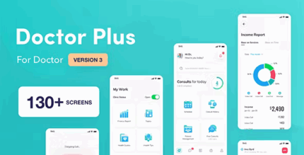 Doctor plus for doctor react native app template codermarket.png