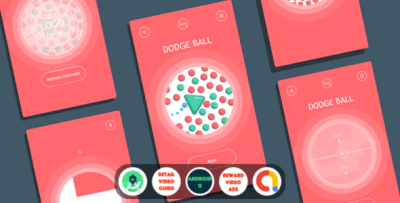 Dodge ball a hypercasual game with admob ads codermarket.png
