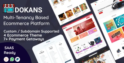 Dokans multitenancy based ecommerce platform saas codermarket.png