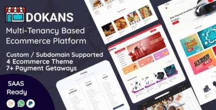 Dokans multitenancy based ecommerce platform saas codermarket.png