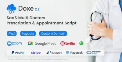 Doxe saas doctors chamber prescription appointment software codermarket.jpg