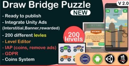 Draw bridge puzzle car bridge complete unity game unity ads gdpr .png