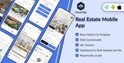 Dreambig domain clone real estate app for property buyer seller react.jpeg