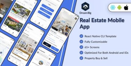 Dreambig domain clone real estate app for property buyer seller react.jpeg