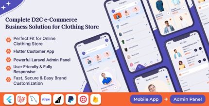 Dressylane d2c clothing store mobile app with flutter laravel backend.jpg