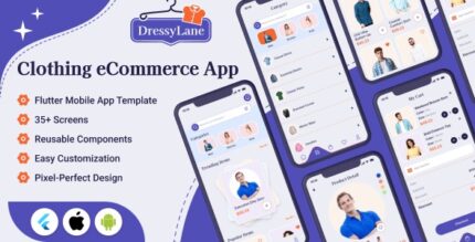 Dressylane ecommerce clothing shop flutter mobile app template sell.jpg