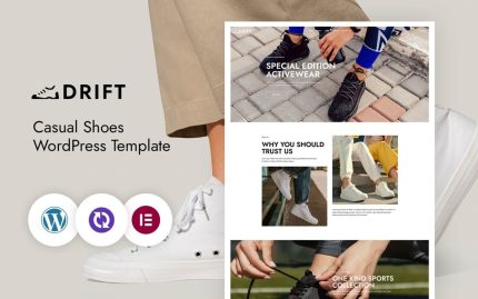 Drift shoes store wordpress cms elementor template.jpg