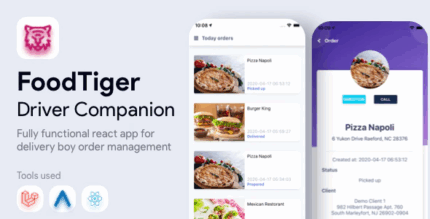 Driver companion app for foodtiger delivery driver app codermarket.png