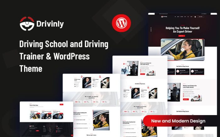Drivinly driving car school and driving trainer wordpress theme.jpg