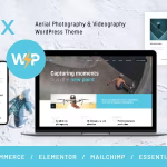Dronex aerial photography videography wordpress theme codermarket.png