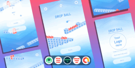 Drop ball a hypercasual game with admob ads codermarket.png