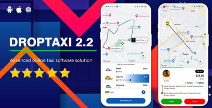 Droptaxi white label mobile taxi app software script codermarket.jpg
