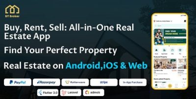 Dtbroker real estate property buy rent sell flutter android ios web apps.jpeg