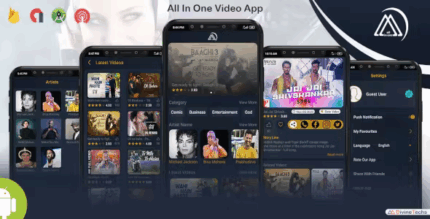 Dtvideo video flutter application ios app android app admin panel .png