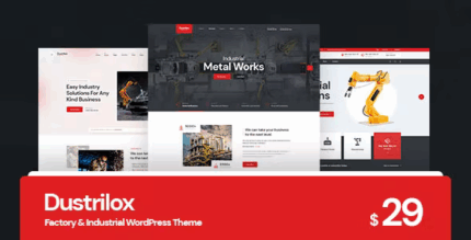 Dustrilox factory industry wordpress theme codermarket.png