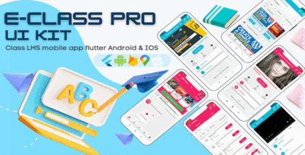 E class pro flutter app ui kit codermarket.png