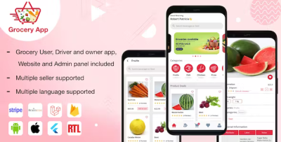 E commerce grocery app with website user seller driver app with admin.png