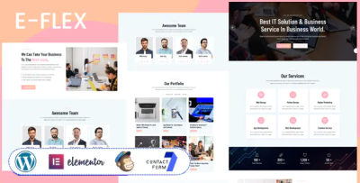 E flex it solution wordpress theme codermarket.png