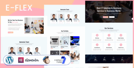 E flex it solution wordpress theme codermarket.png