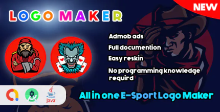 E sport all in one logo maker app source code codermarket.png