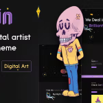 Ealain digital artist creative portfolio wordpress theme figma codermarket.png