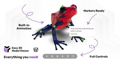 Easy 3d model viewer wordpress woocommerce plugin codermarket.jpg