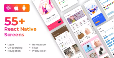 Easy react native all necessary multiple screens codermarket.png