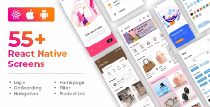 Easy react native all necessary multiple screens codermarket.png