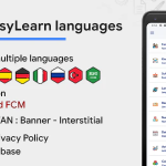 Easylearn languages admob fan fcm push notification codermarket.png