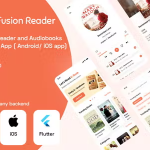 Ebooks reader and audiobooks listen app template flutter android ios app.png