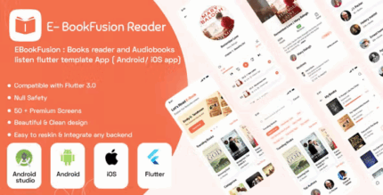 Ebooks reader and audiobooks listen app template flutter android ios app.png