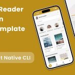 Ebooks reader and audiobooks listen app template in react native cli .jpg