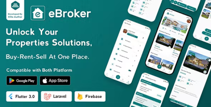 Ebroker real estate property buy rent sell flutter app with laravel admin.png