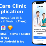 Ecare android ios figma sketch ui kit reactnative online clinic.png