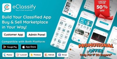 Eclassify classified buy and sell marketplace flutter app with laravel.jpeg