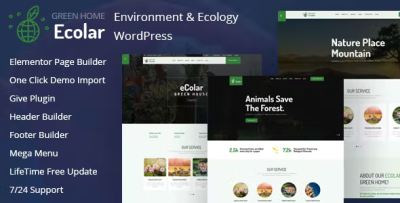Ecolar environment ecology wordpress theme codermarket.png