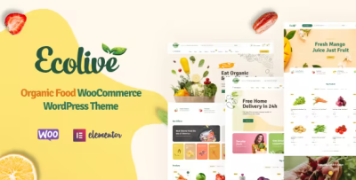 Ecolive organic food woocommerce wordpress theme codermarket.png